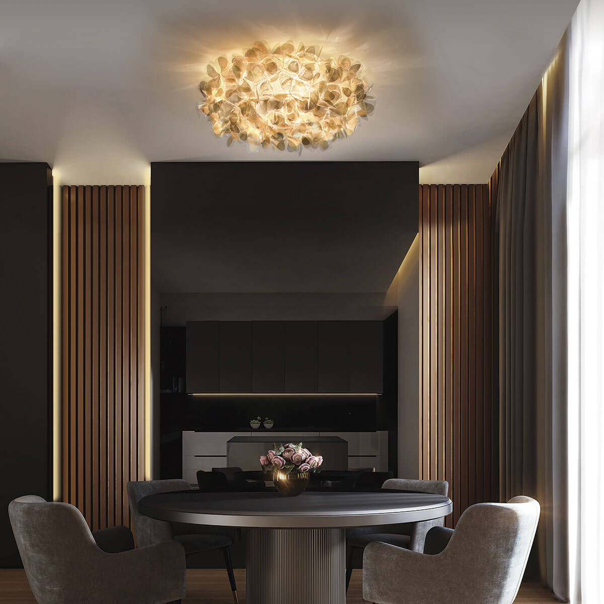 Slamp Clizia Mama non Mama Ceiling / Wall Large, Gold