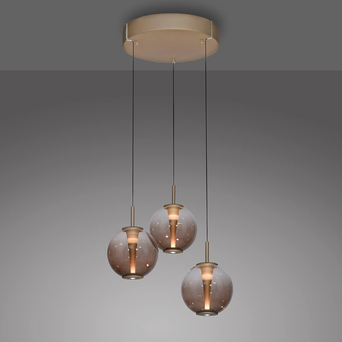 PURE E-Infinity Pendelleuchte mit e-LIFT und CCT