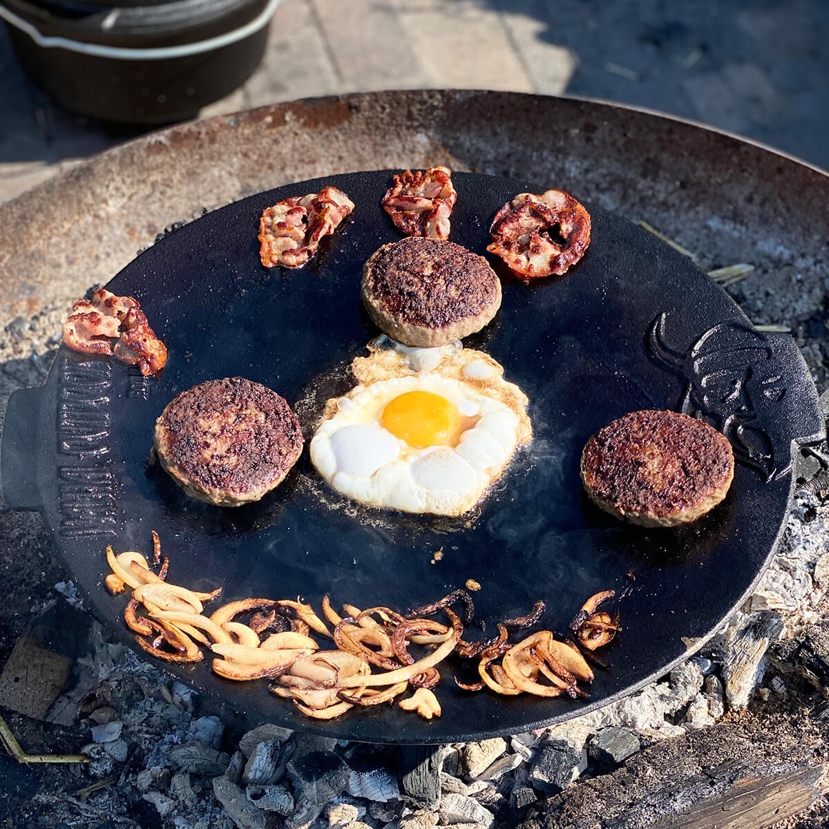Valhal Outdoor Griddle, Kochplatte & Feuerschale