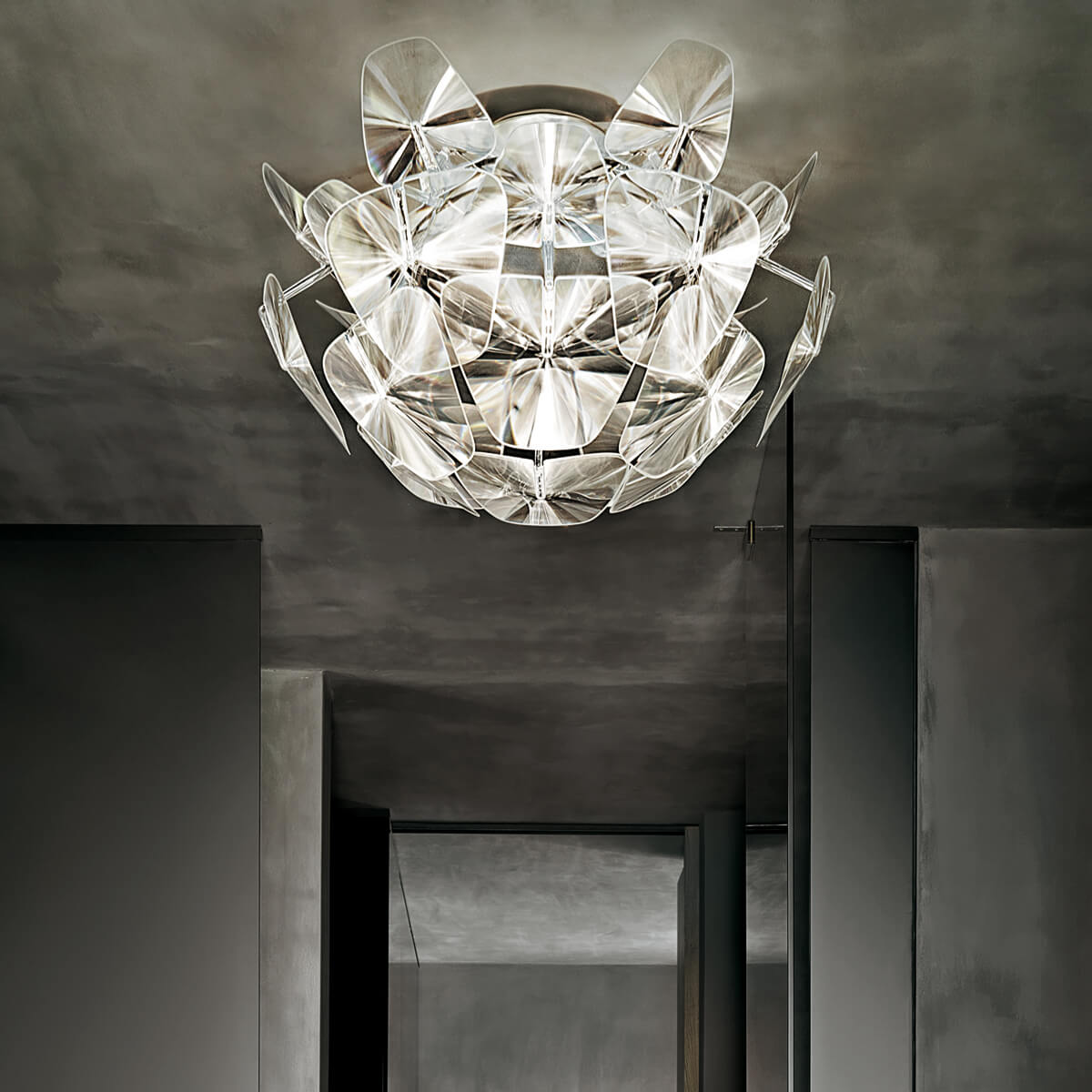 Luceplan Hope Soffitto, Ø: 69 cm, transparent