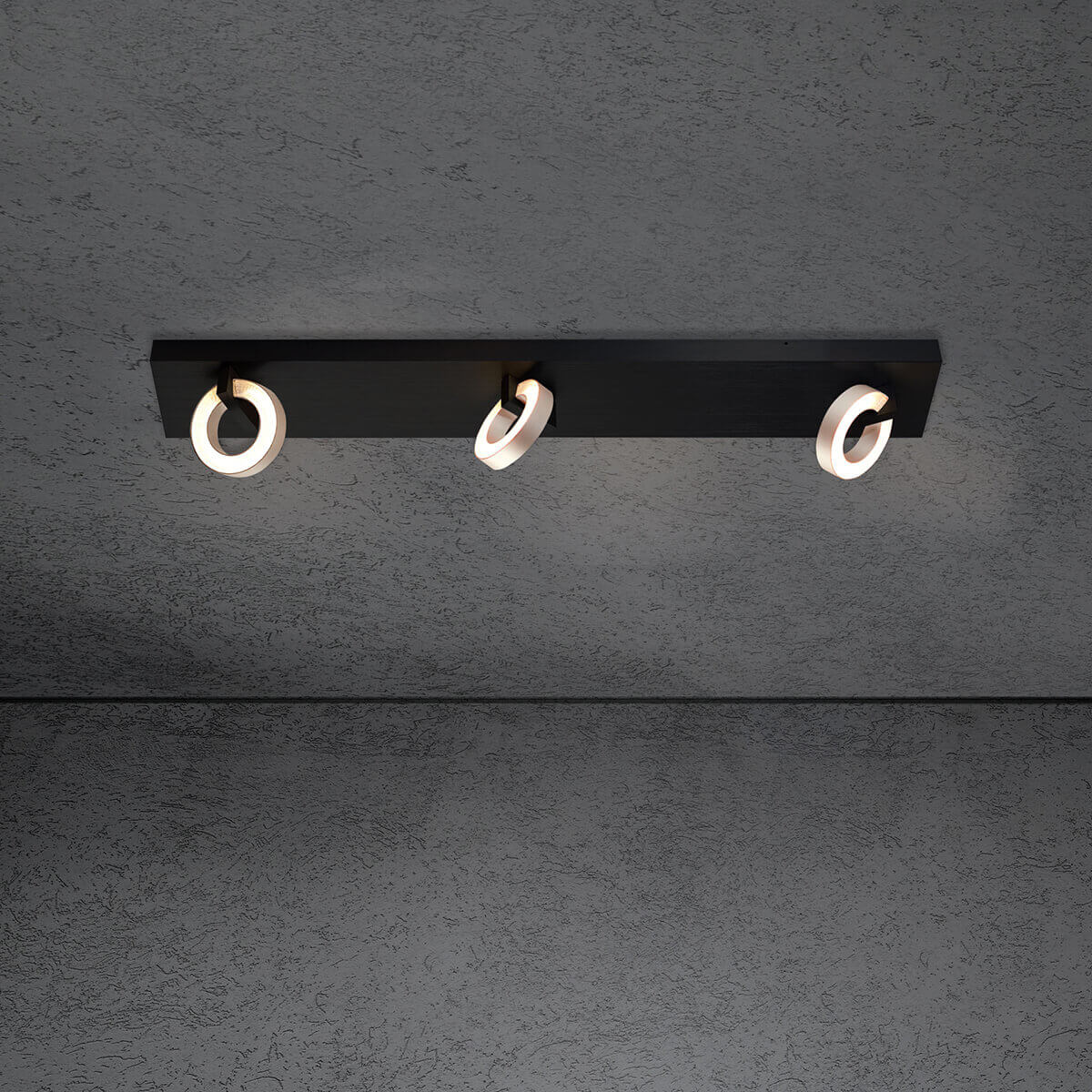 schwarz / taupe eloxal