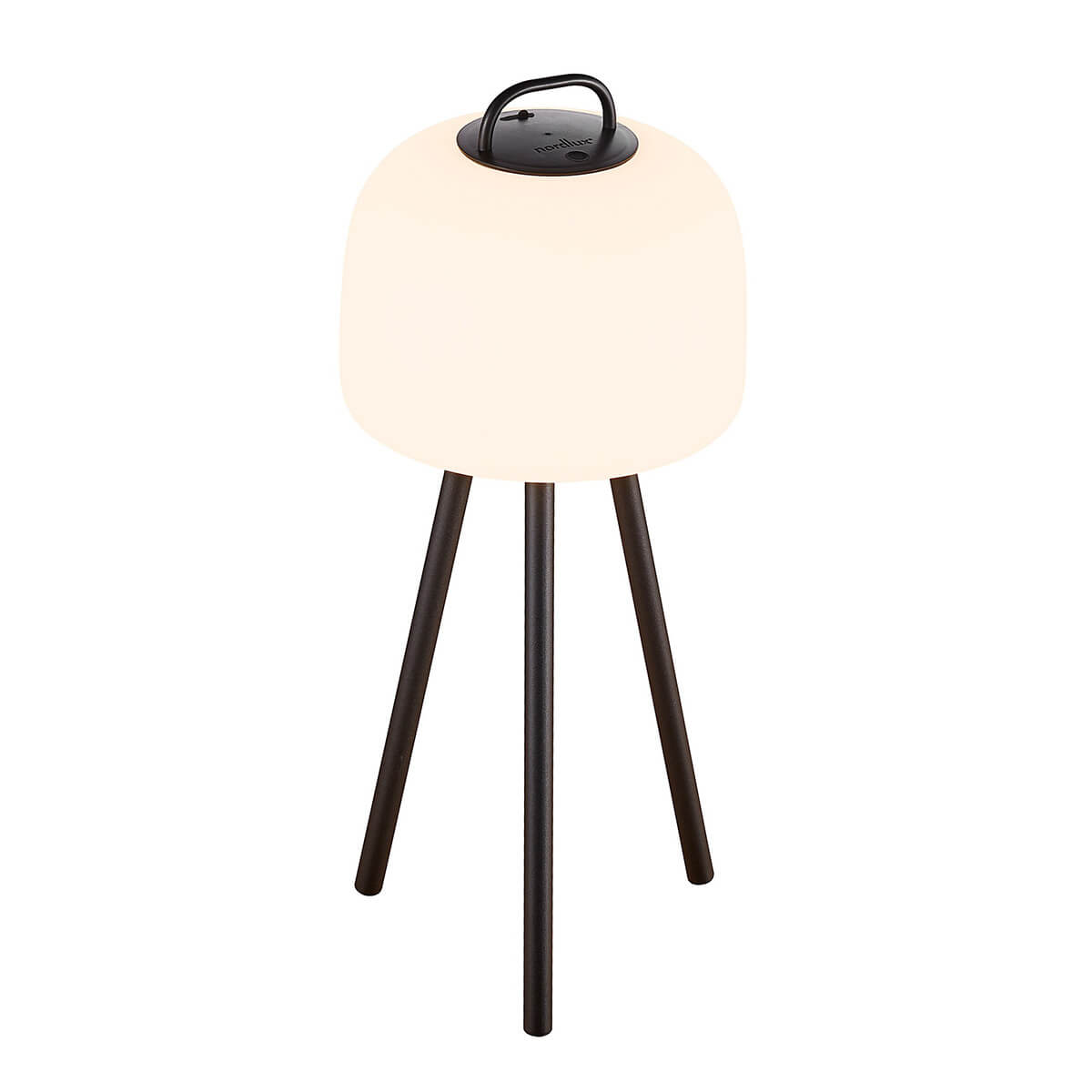 Nordlux Kettle To-Go 22 Akkutisch- / Pendelleuchte, schwarz, mit Kettle To-Go Tripod 31 Dreibein, schwarz (nicht inbegriffen)