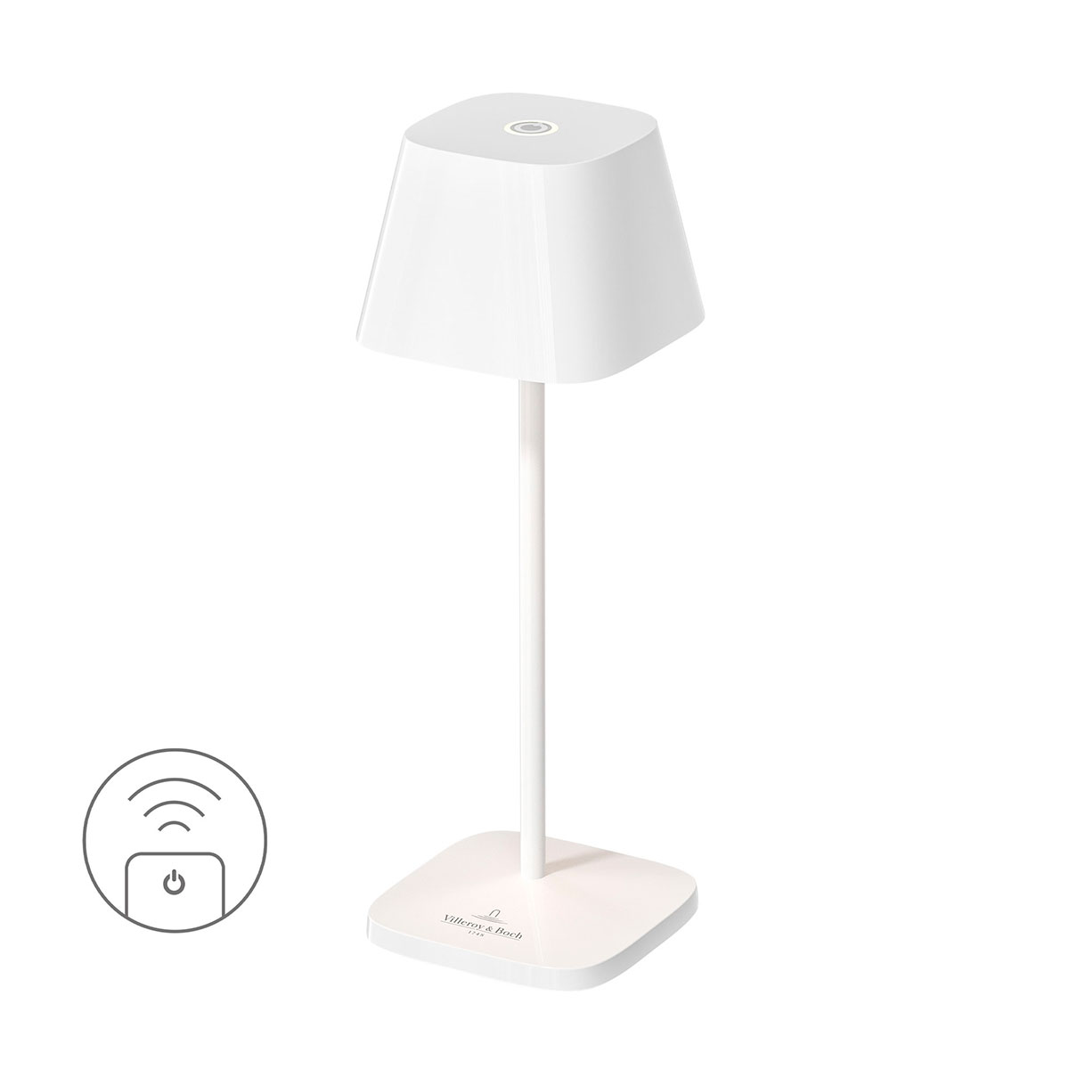 Villeroy & Boch Neapel Micro RC LED Akkuleuchte, weiß-keramik