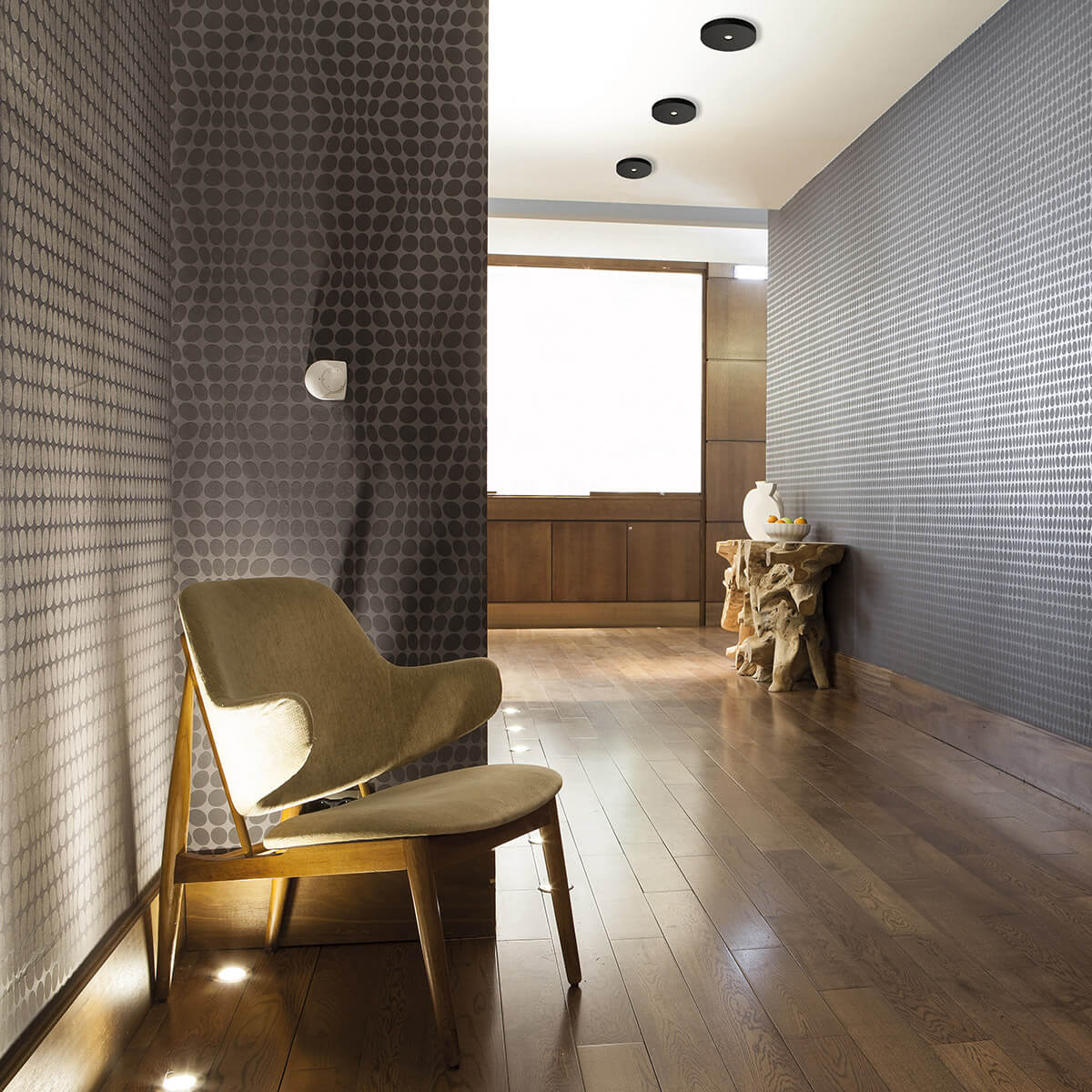 Bopp Close LED Deckenleuchte, Ø 12 cm, schwarz eloxiert