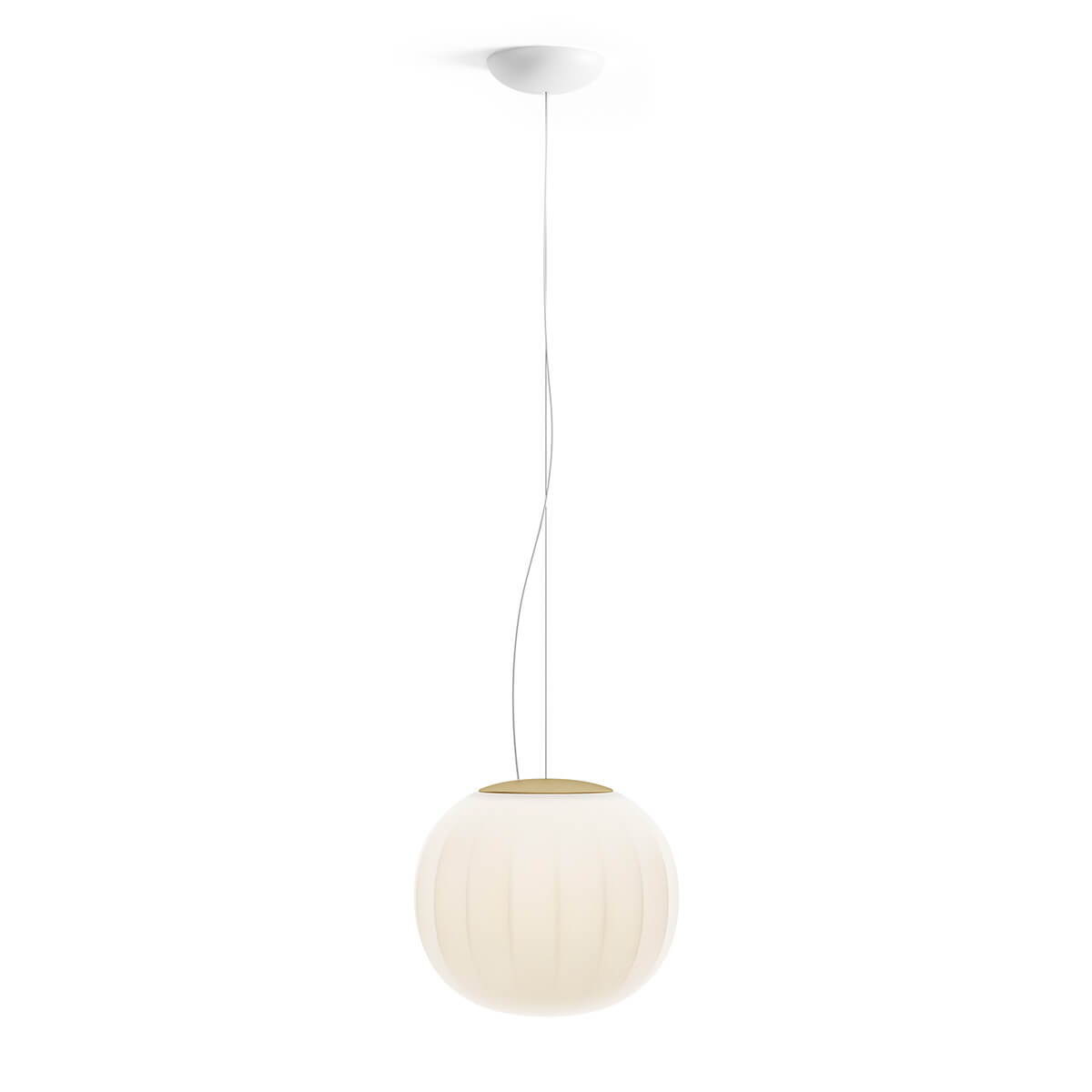Luceplan Lita Sospensione, Ø: 30 cm, Messing