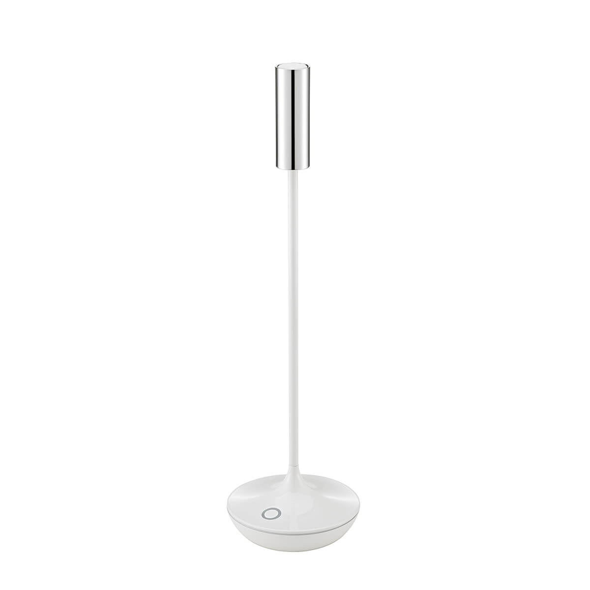 Sigor Nucandle LED Akkuleuchte, keramikweiß / Chrom