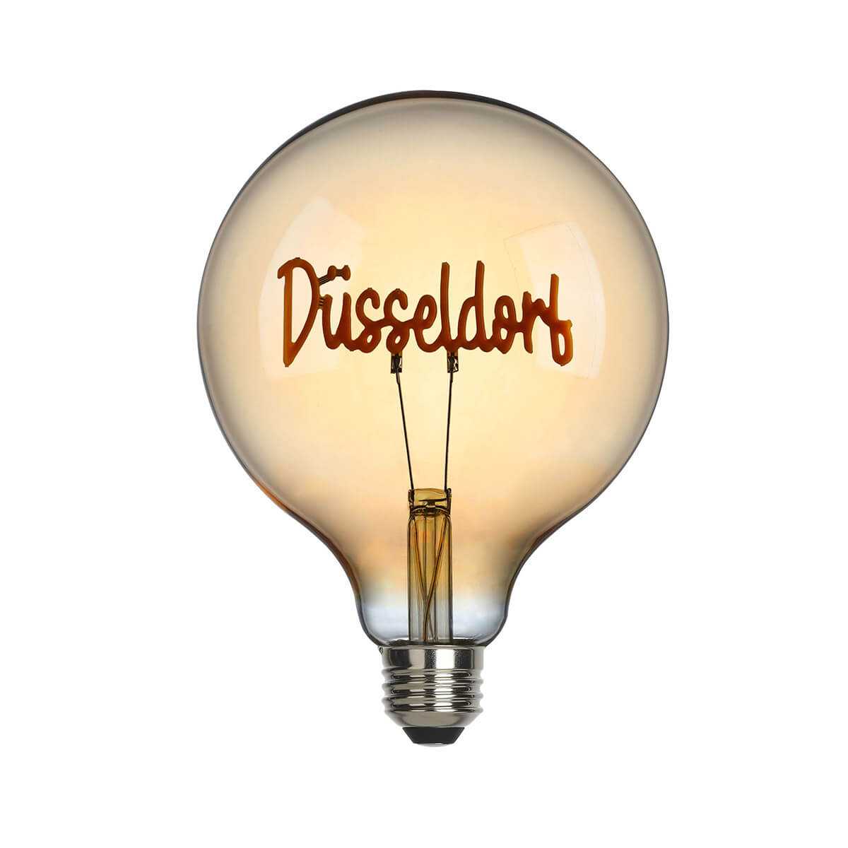 Düsseldorf LED Filament Globelampe E27 Amber, 1,5 W 2000 K