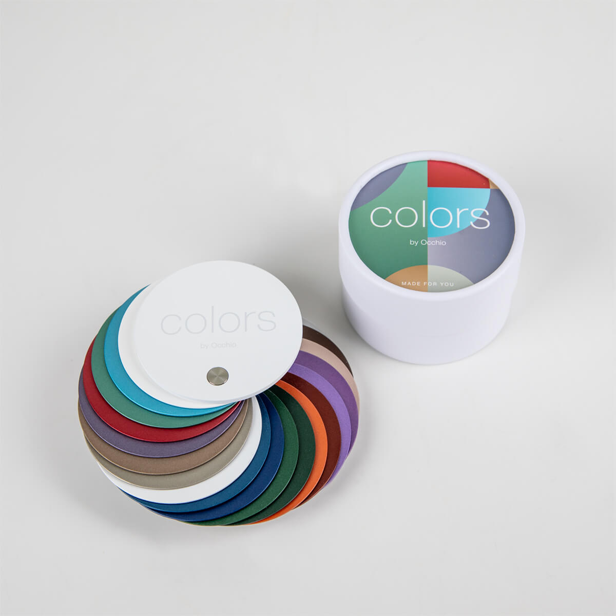 Colors by Occhio Musterbox zur Leihansicht