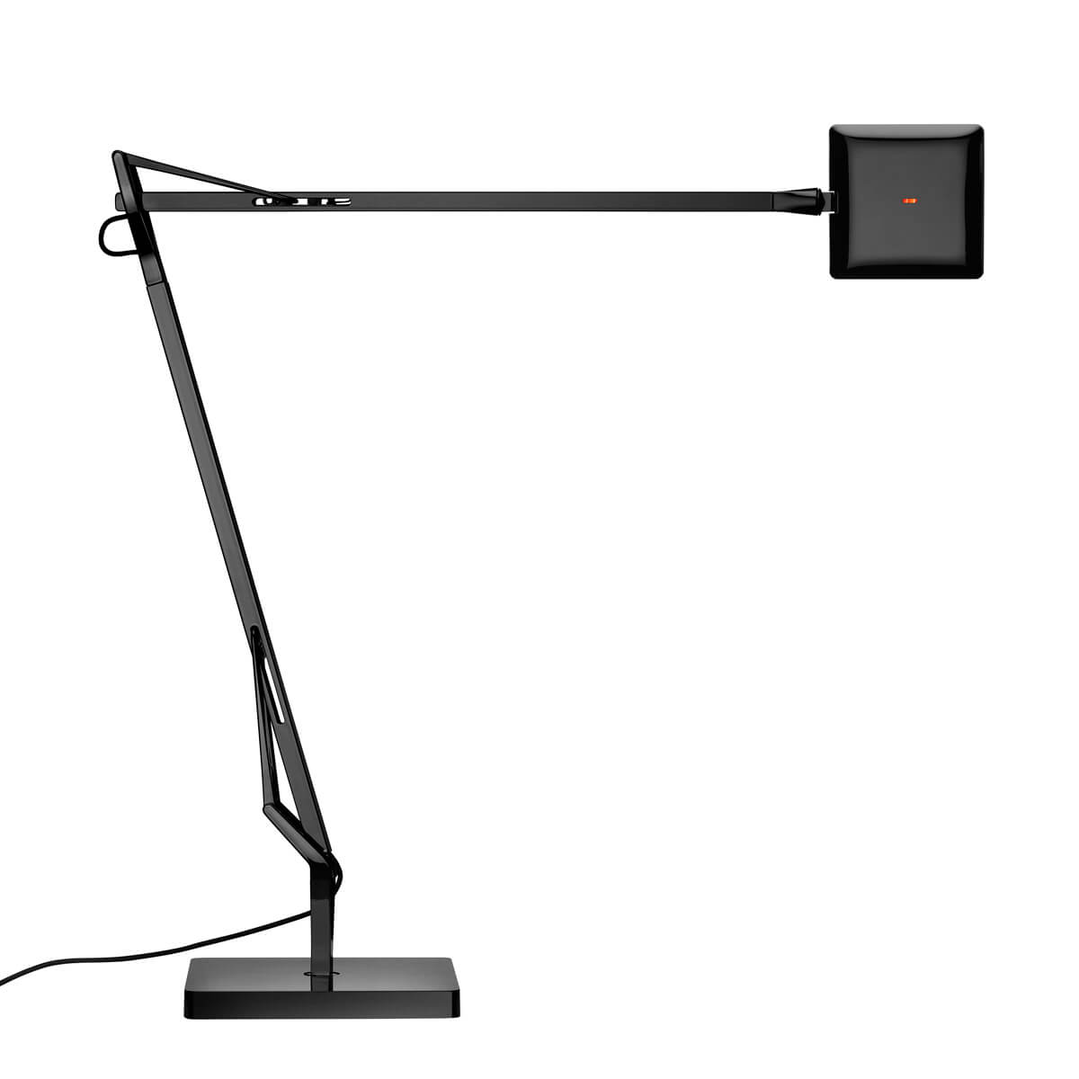 Flos Kelvin Edge Tischleuchte, schwarz glänzend