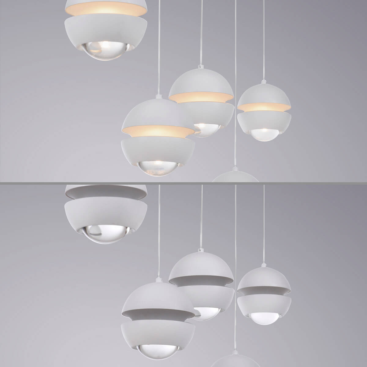 Lini LED Pendelleuchte, 5-flg.