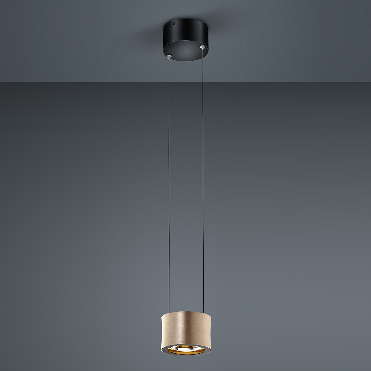 Bankamp Impulse LED Pendelleuchte, Roségold eloxiert