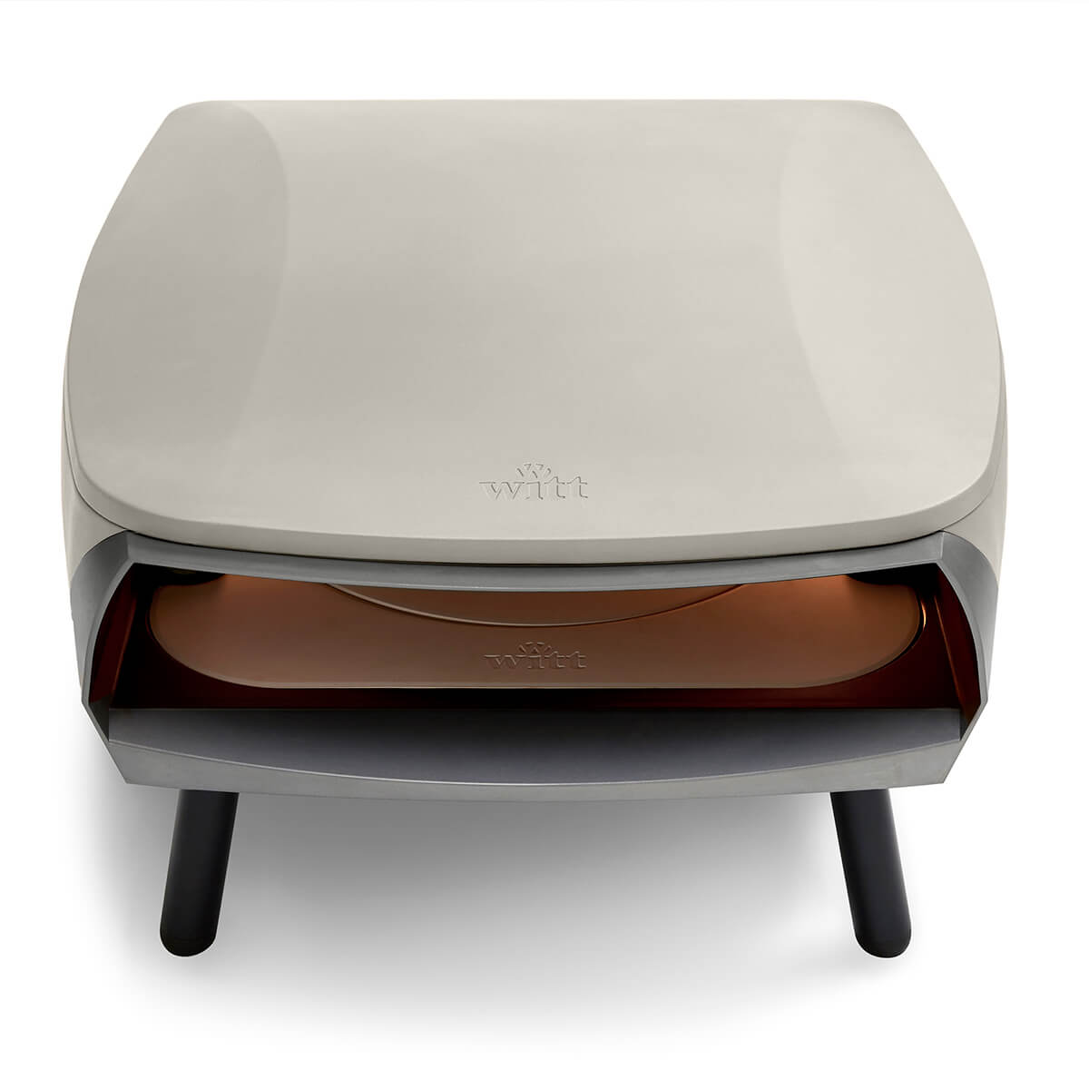 Witt ETNA Rotante Pizzaofen, 2 Brenner, rotierend, steingrau matt