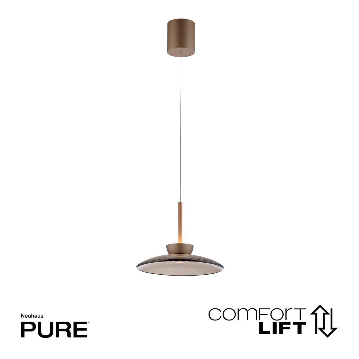 Neuhaus PURE Moon LED Pendelleuchte, Bronze