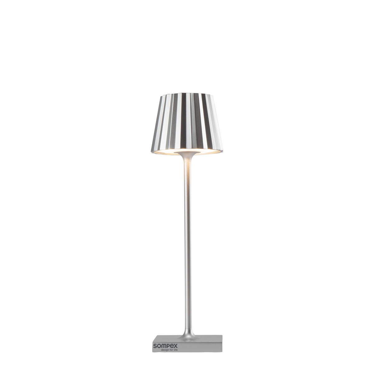 Sompex Troll Nano LED Akkuleuchte, Silber