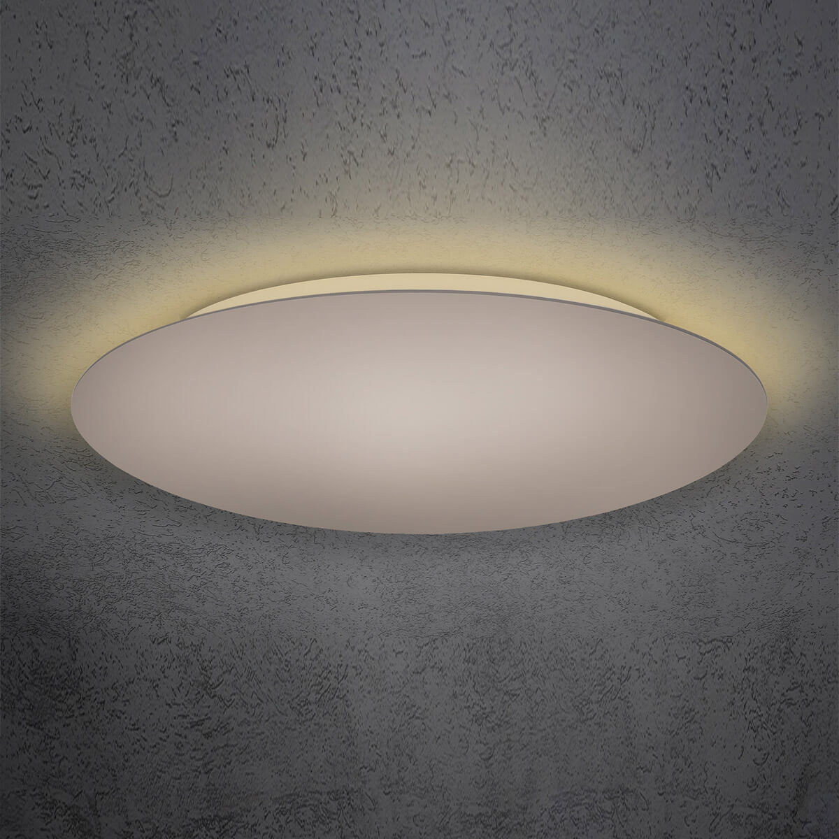 Escale Blade LED Wand- / Deckenleuchte, Ø: 95 cm, taupe eloxiert