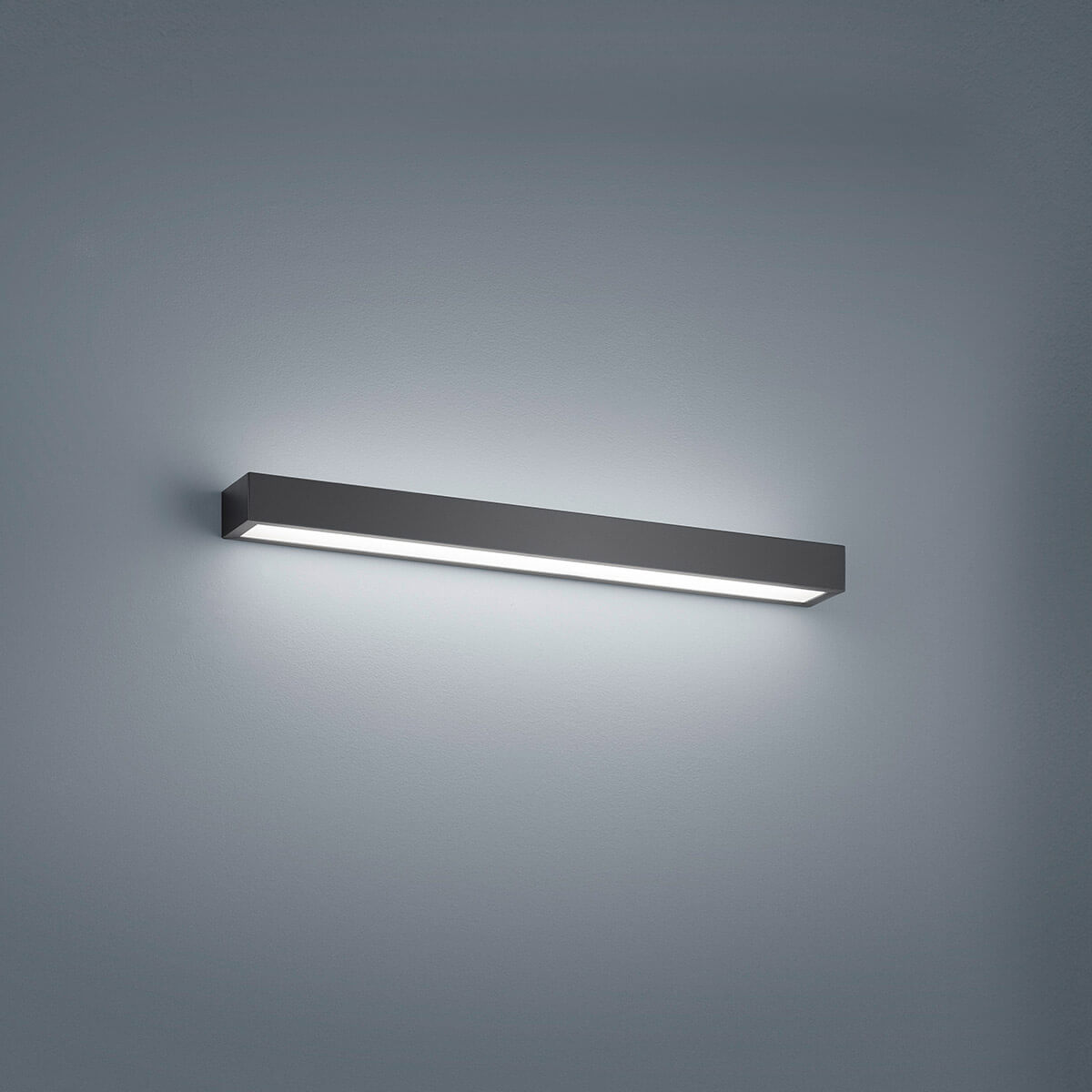 Helestra Theia LED Wandleuchte, Länge: 60 cm, schwarz matt