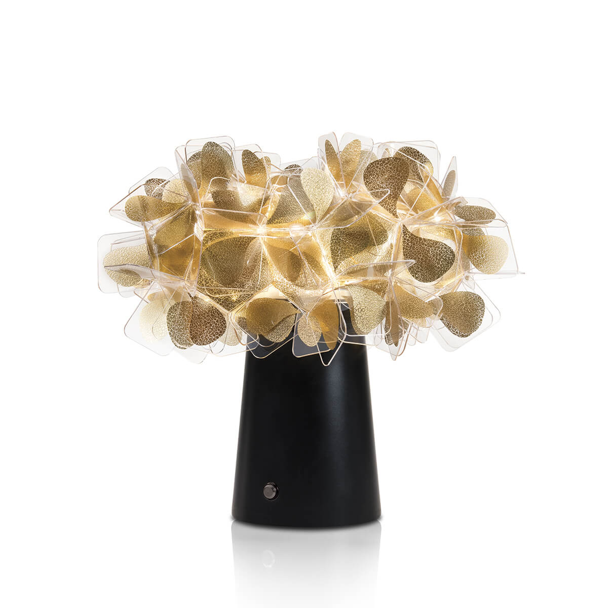 Slamp Clizia Mama Non Mama Battery LED Akkuleuchte, Gold / schwarz