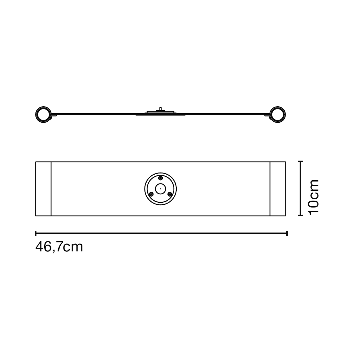 Marset Sofa-Accessoire für Bicoca, grau
