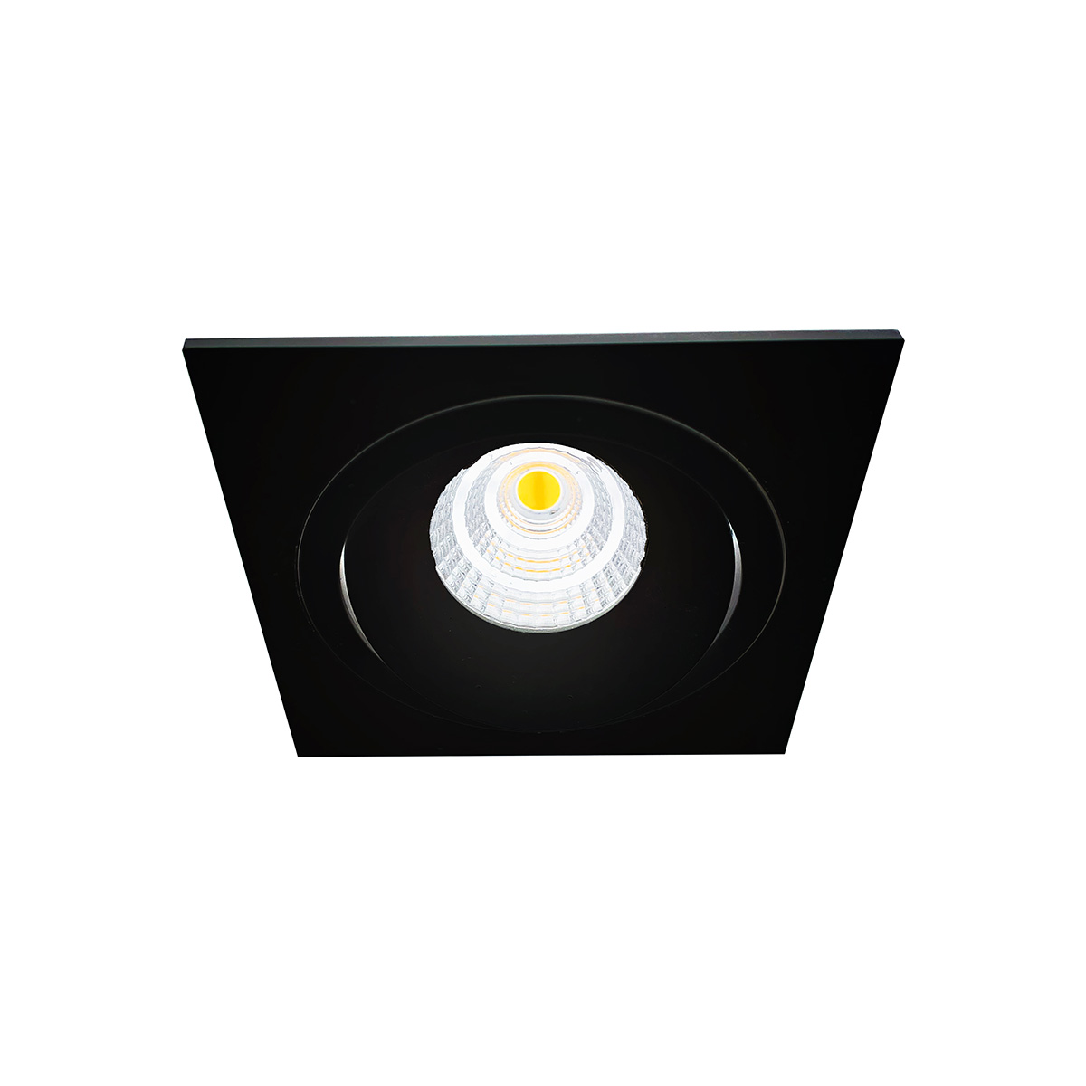 Mobilux MOBiDIM COB Style Q LED Einbaustrahler, Dim-to-warm, schwarz