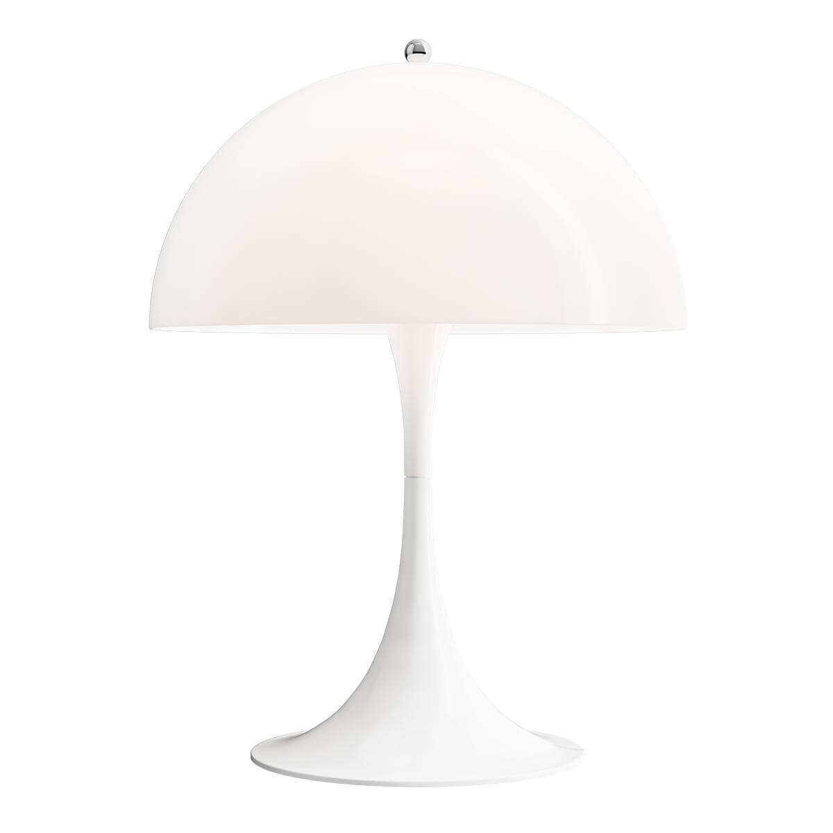 Louis Poulsen Panthella 400 Tischleuchte, Acryl opalweiß – Design by Verner Panton
