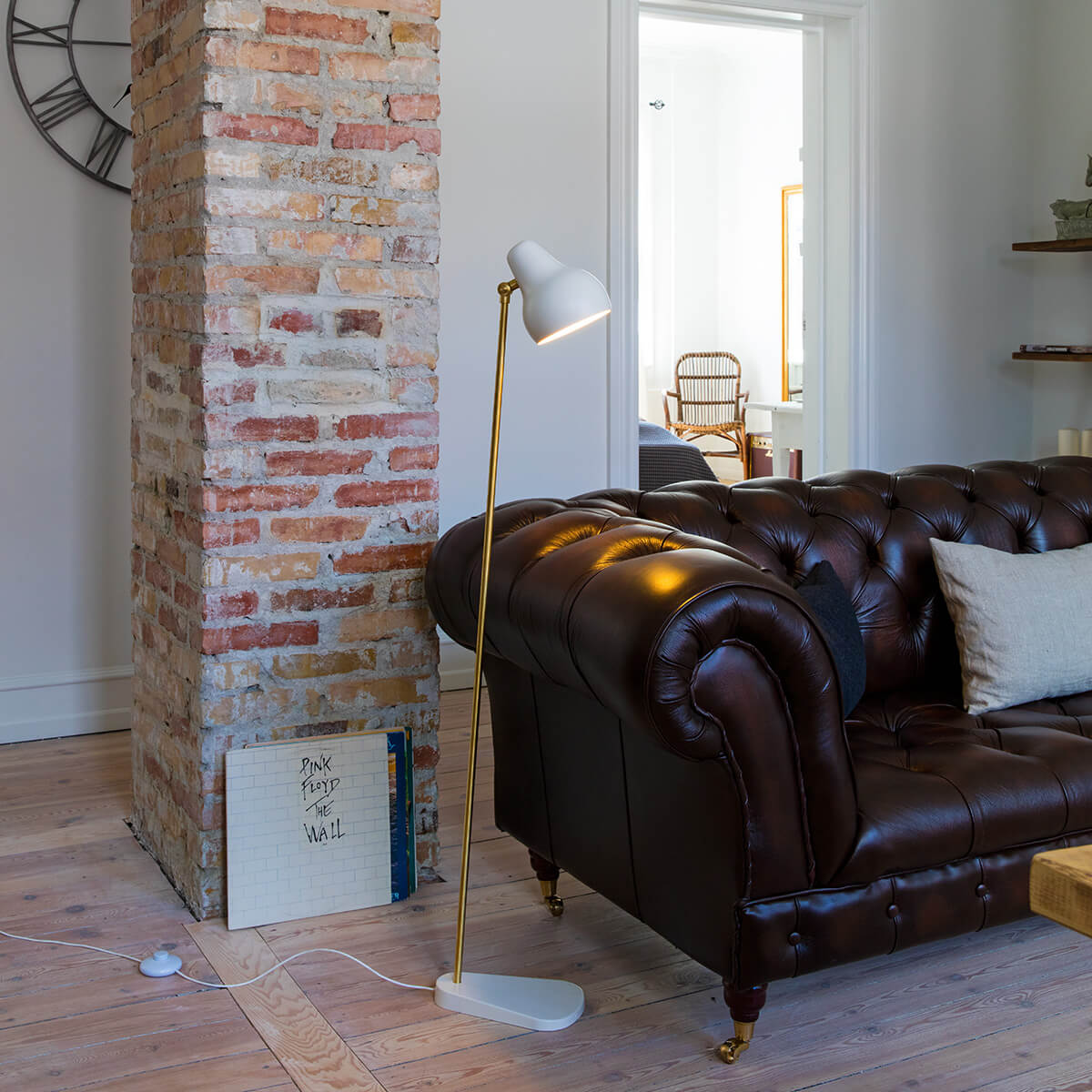 Louis Poulsen VL38 LED Stehleuchte, weiß