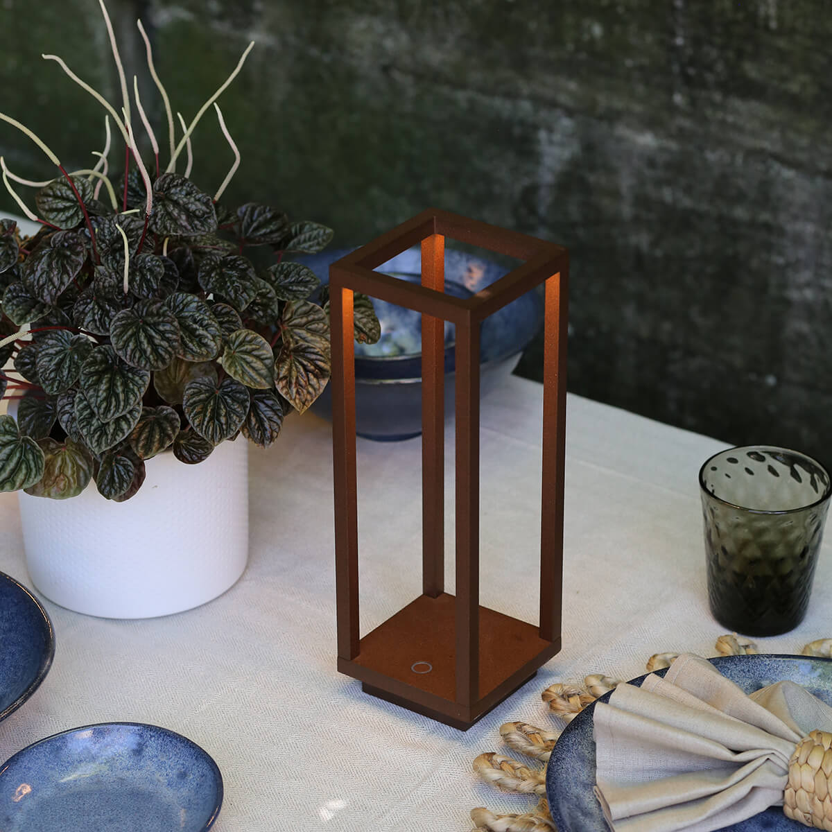 Zafferano AiLati Home Pro LED Akkuleuchte, Corten