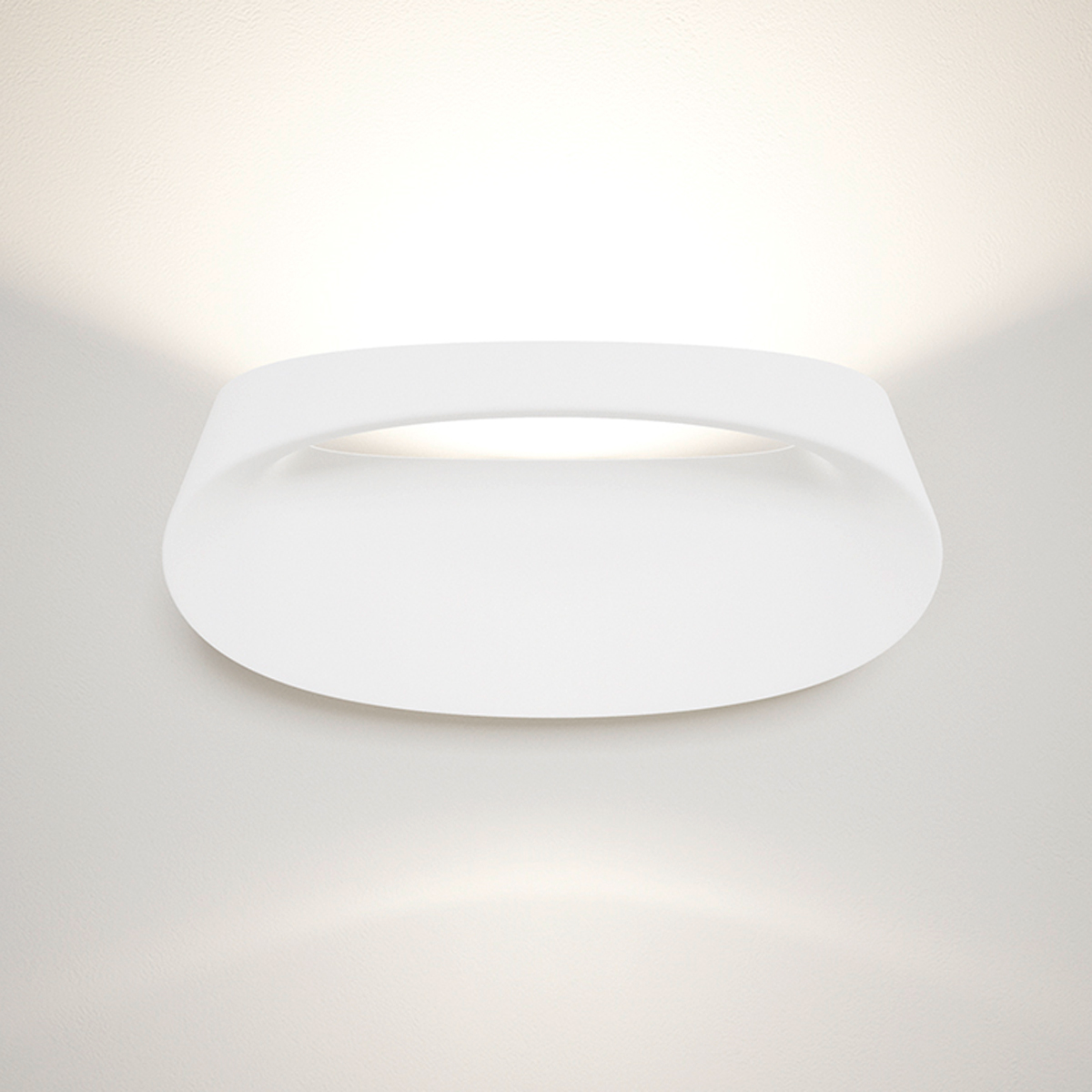 Fontana Arte Bonnet LED Wandleuchte, weiß (lackierbar)