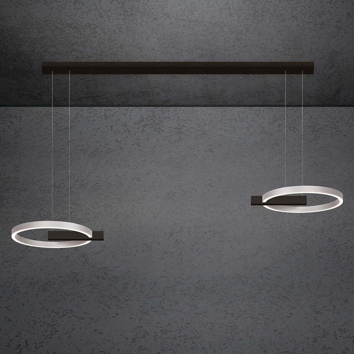 schwarz / Alu eloxal