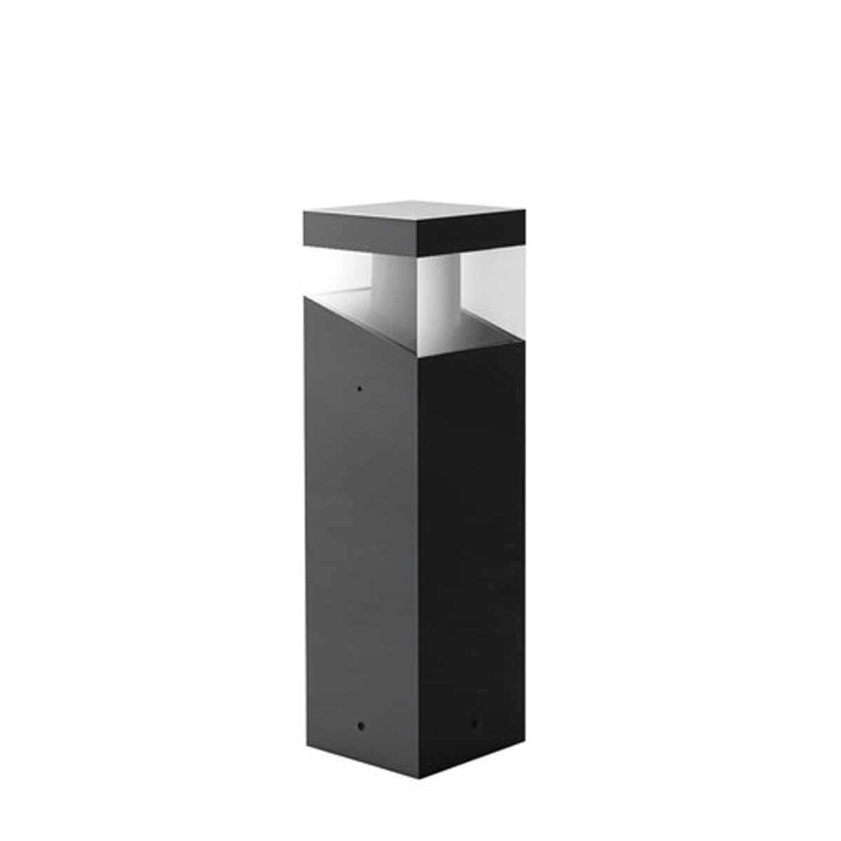 Artemide Outdoor Tetragono LED Pollerleuchte, Höhe: 45 cm, anthrazitgrau