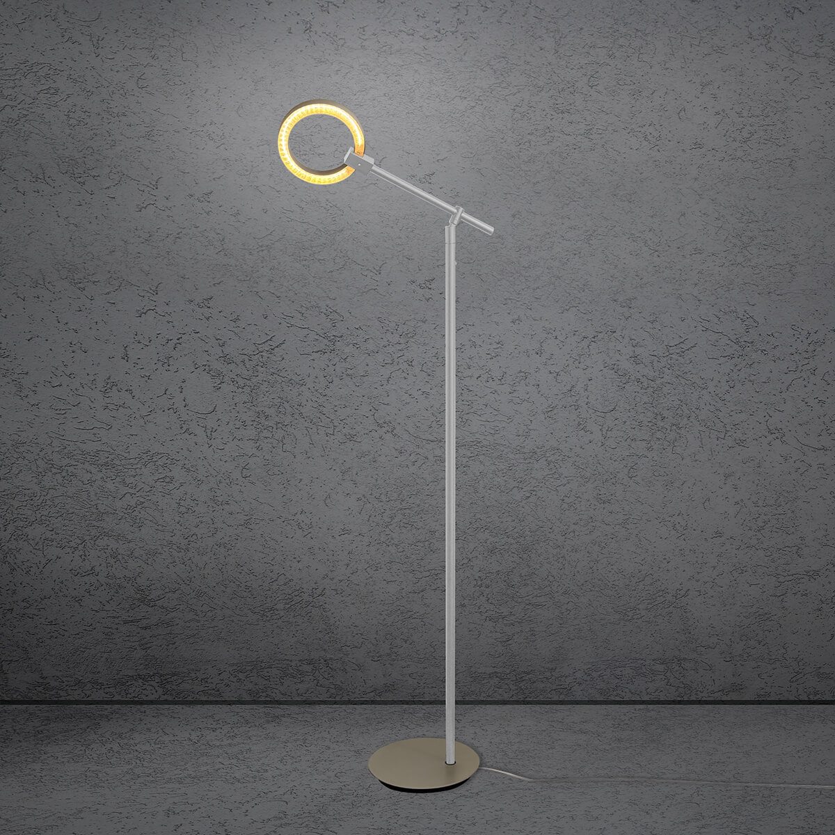 Alu geschliffen / taupe eloxal