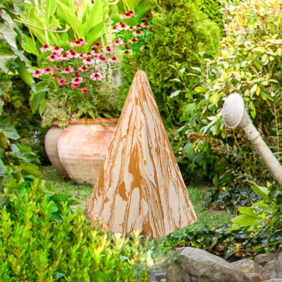 Epstein Pyramide Sahara LED Außenleuchte, Höhe: 54 cm, Sandstein