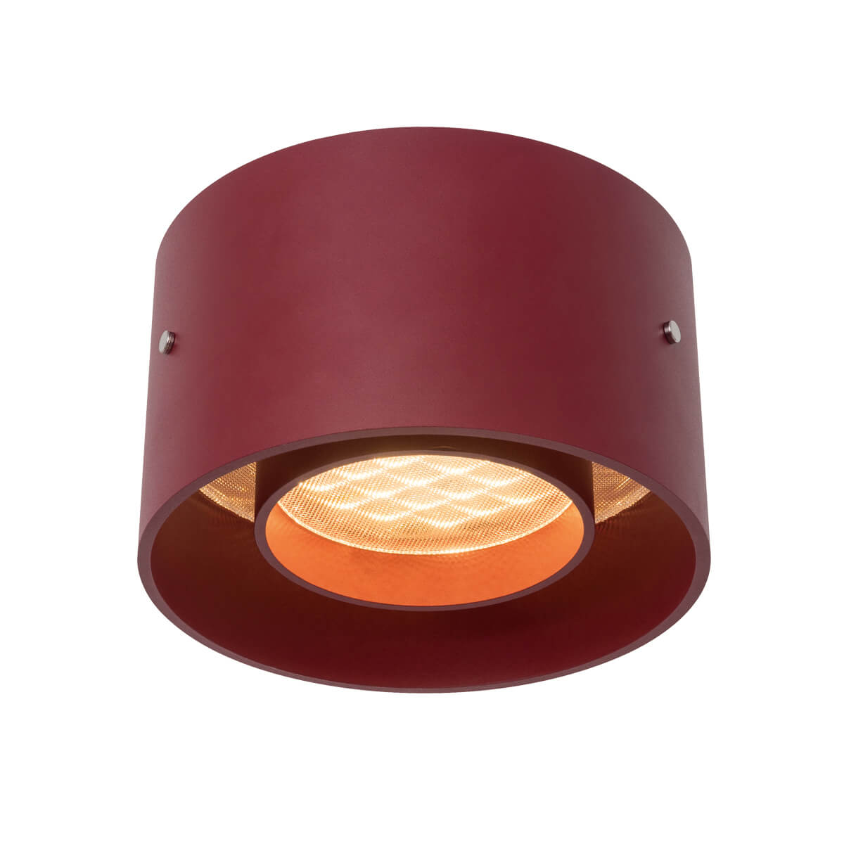 Oligo Trofeo LED Deckenleuchte, Tunable White, rot matt