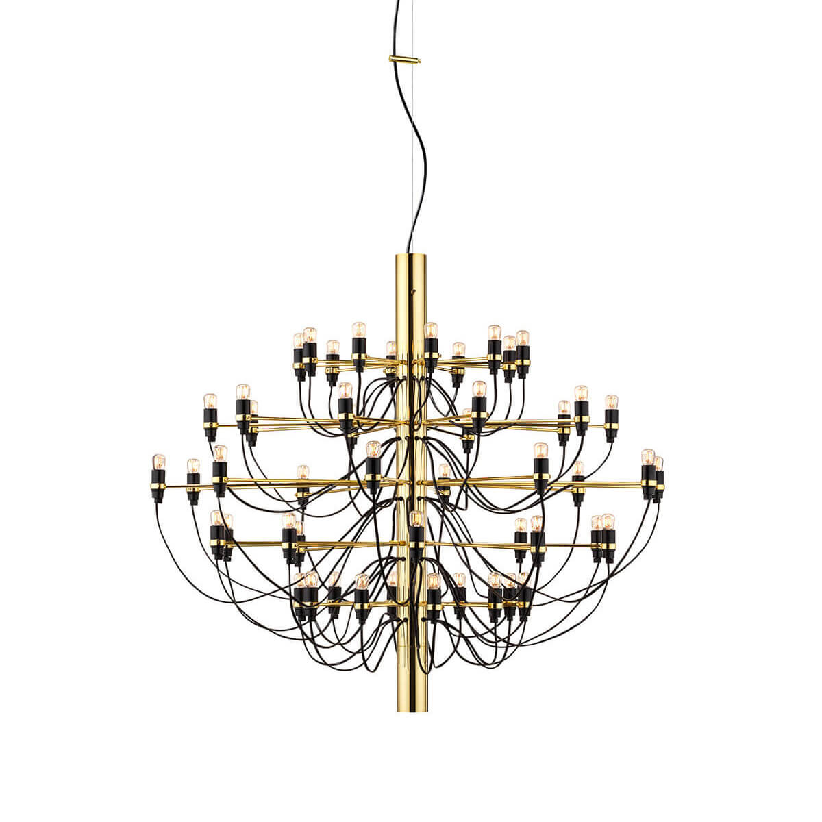Flos 2097/50 Pendelleuchte, inkl. LED 2200 K klar, Messing (©Piero Fasanotto)