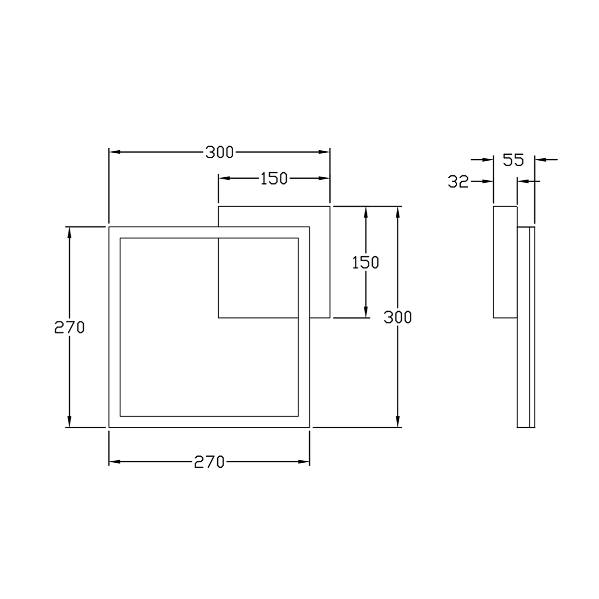 Bard 3394-23 LED Wand- / Deckenleuchte