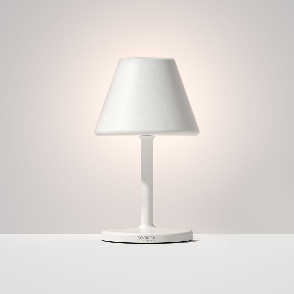 Sompex Twin LED Akkuleuchte, weiß