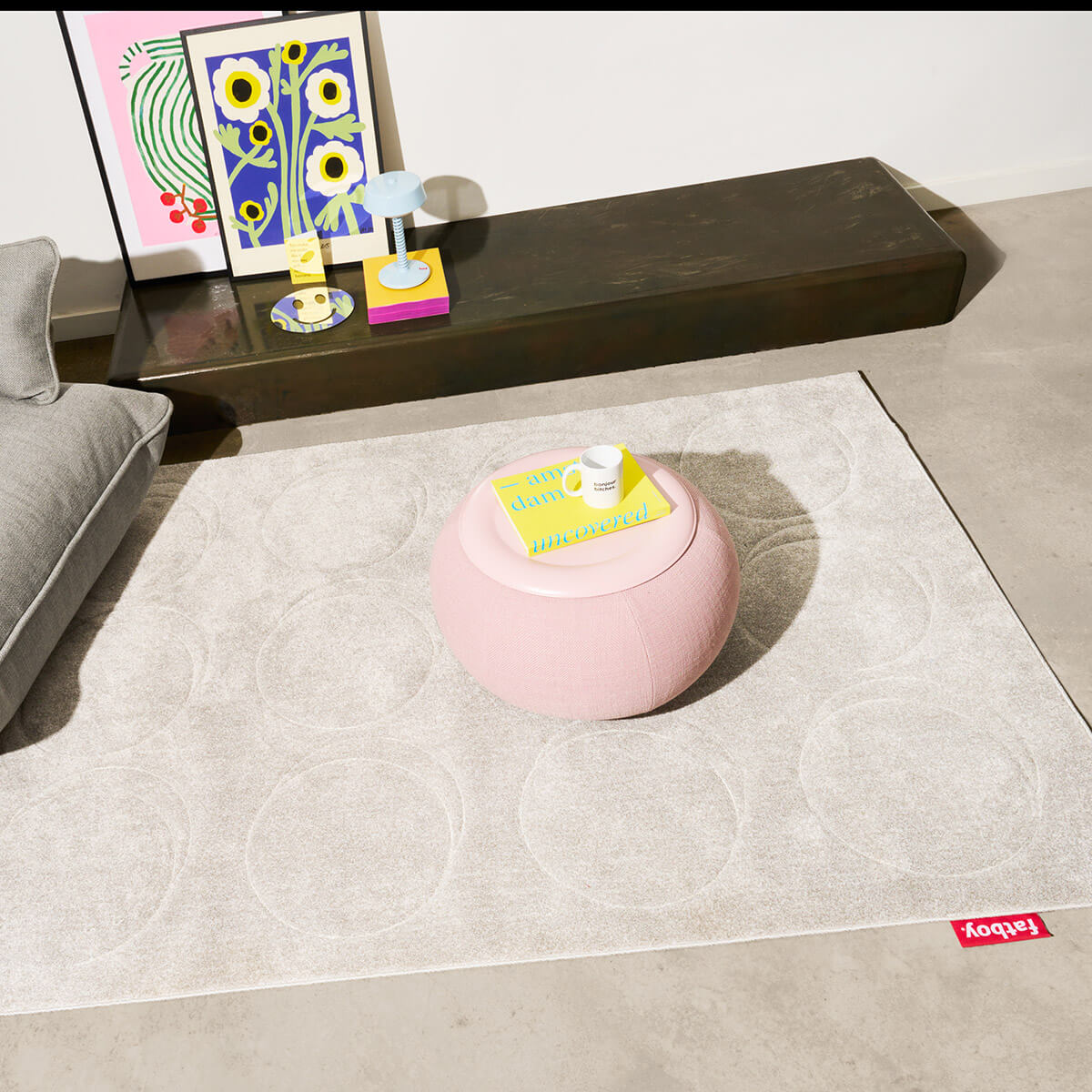 Fatboy Dot Carpet Teppich, Cloudy Grey (grau)