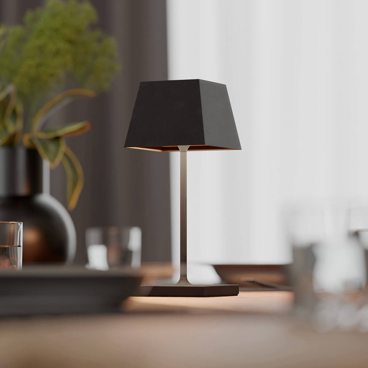 Nuindie mini LED Akkuleuchte, Flex-Mood, eckig