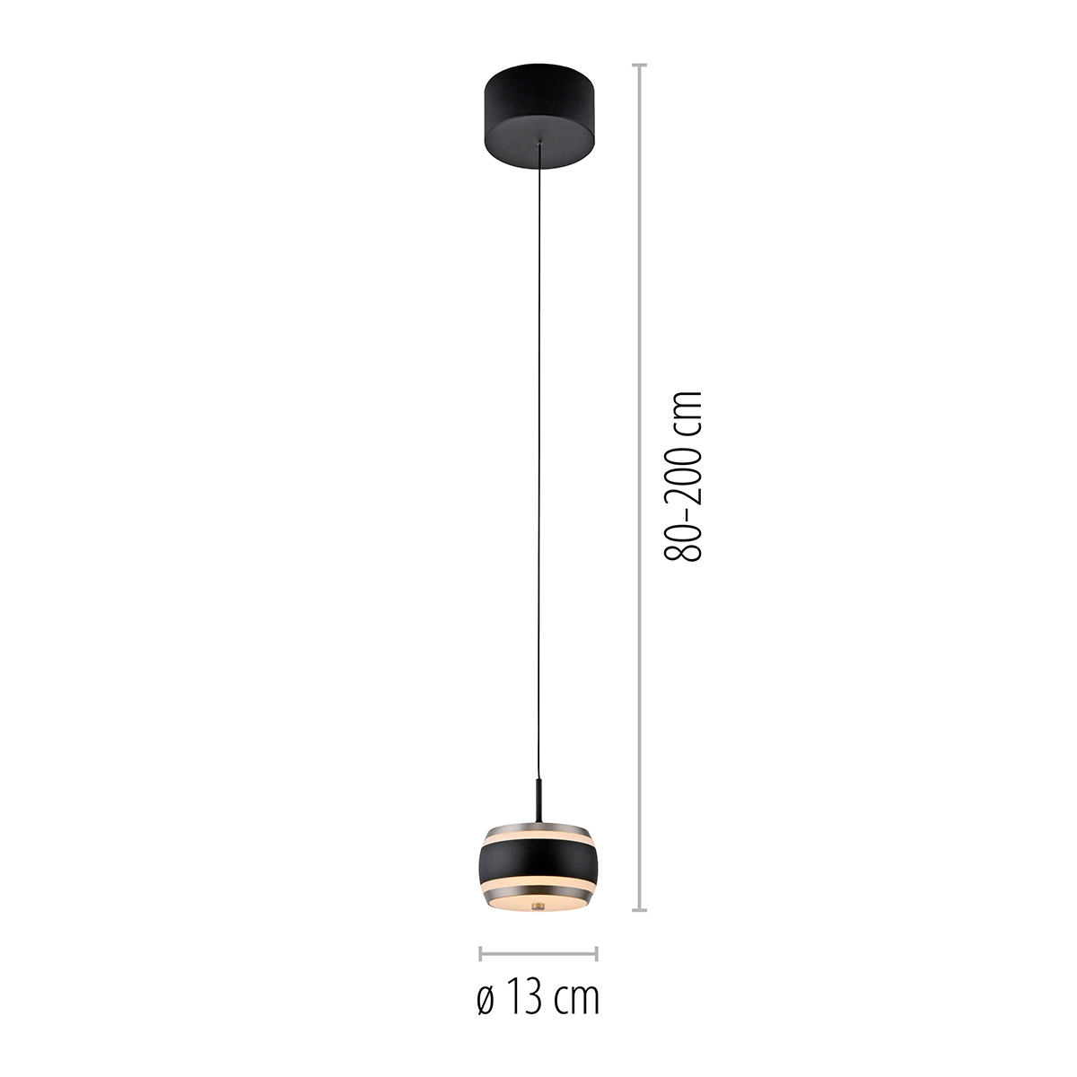 PURE Falling Rings LED Pendelleuchte