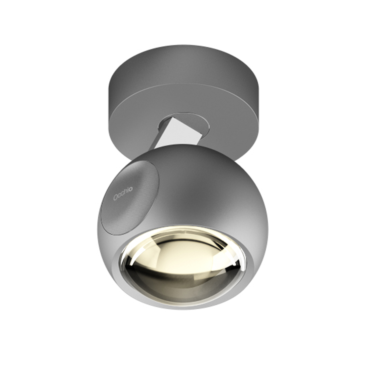 Occhio io 3d pico up C Wand- / Deckenleuchte, 2700 K, Chrom matt