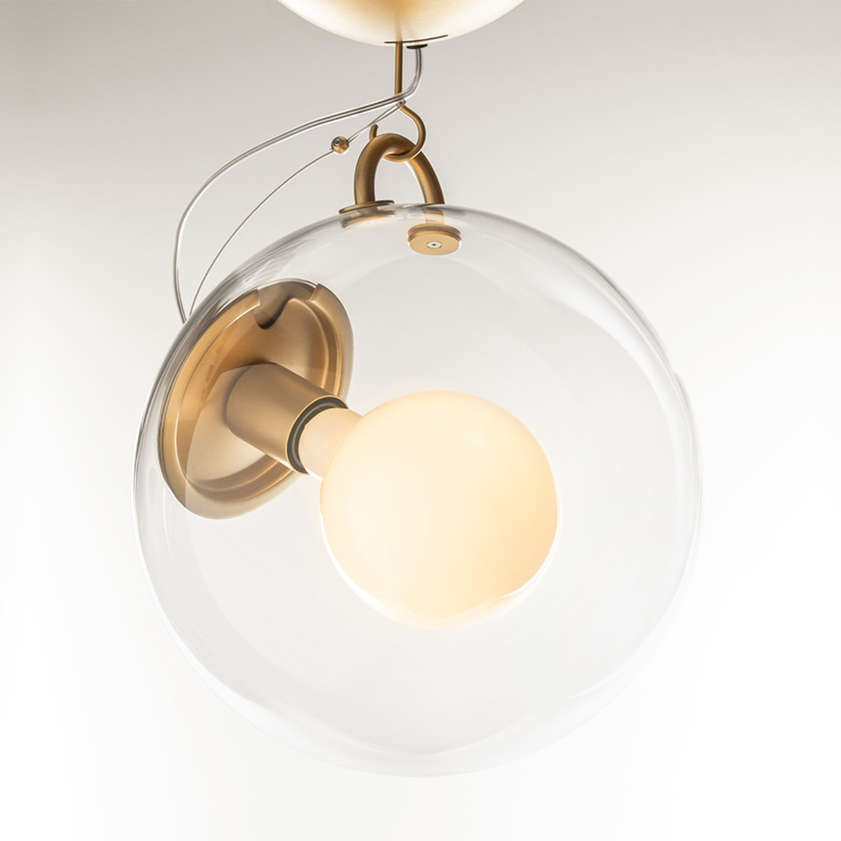 Artemide Miconos Soffitto, Messing satiniert