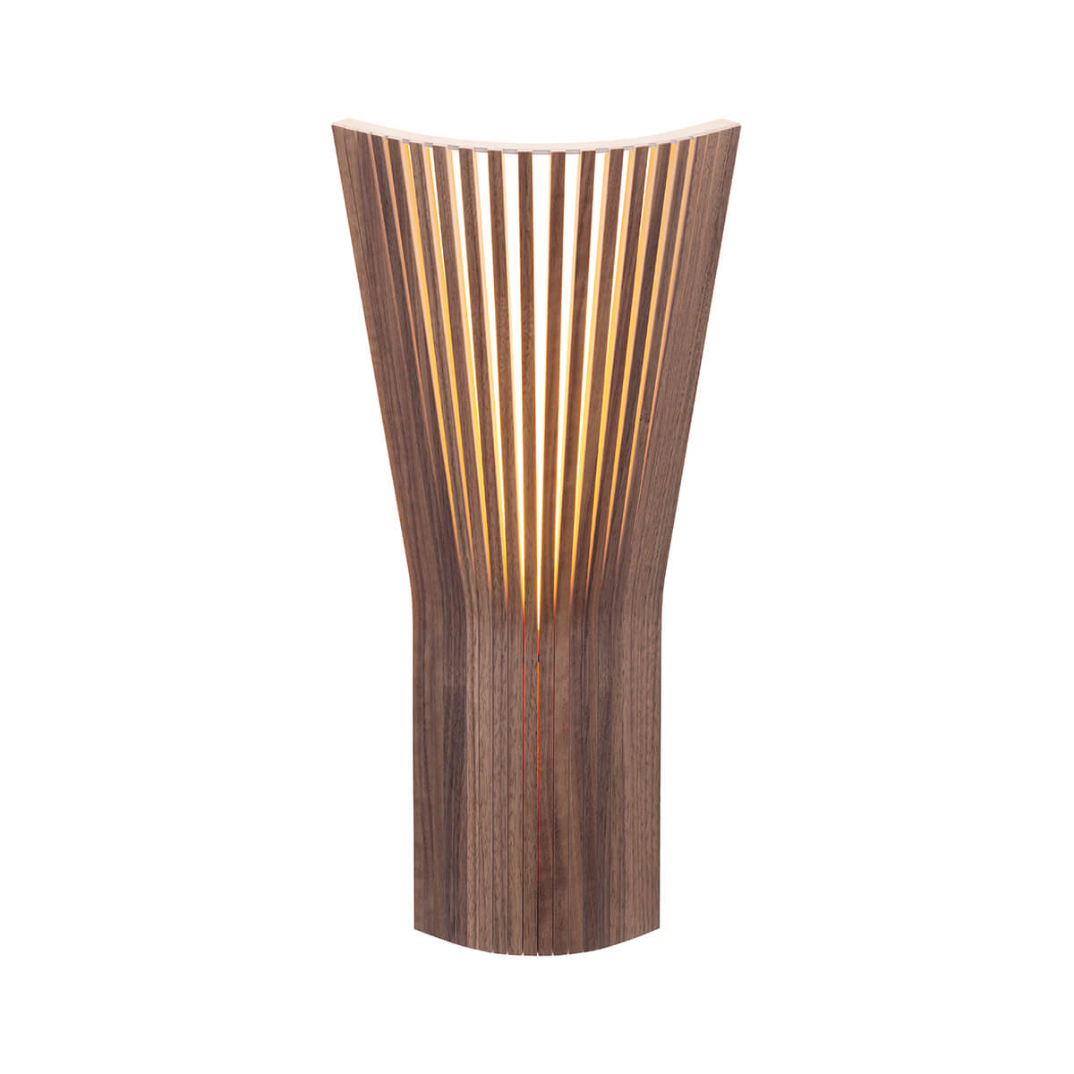 Secto Design Secto Small 4237 Eck- / Wandleuchte, Walnussfunier