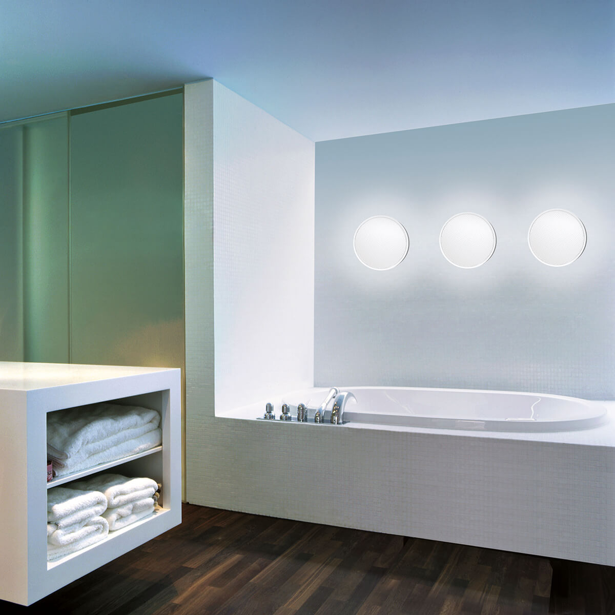 Belux O-Lite LED Wand- / Deckenleuchte, Acrylglas