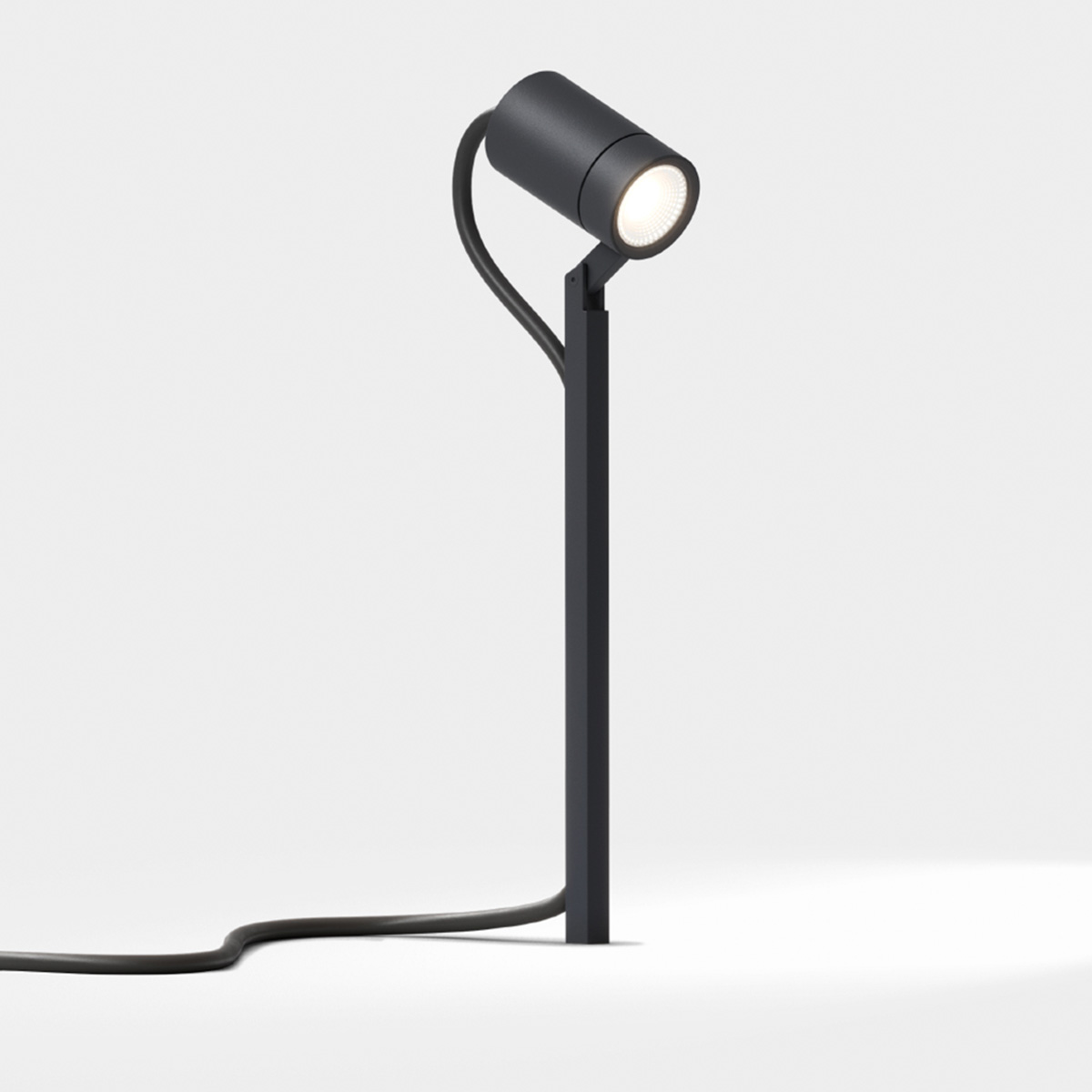 IP44.DE Piek Spot 100 LED Spießstrahler Connect (für unbefestigte Beet- und Grünanlagen), deep black (schwarz)