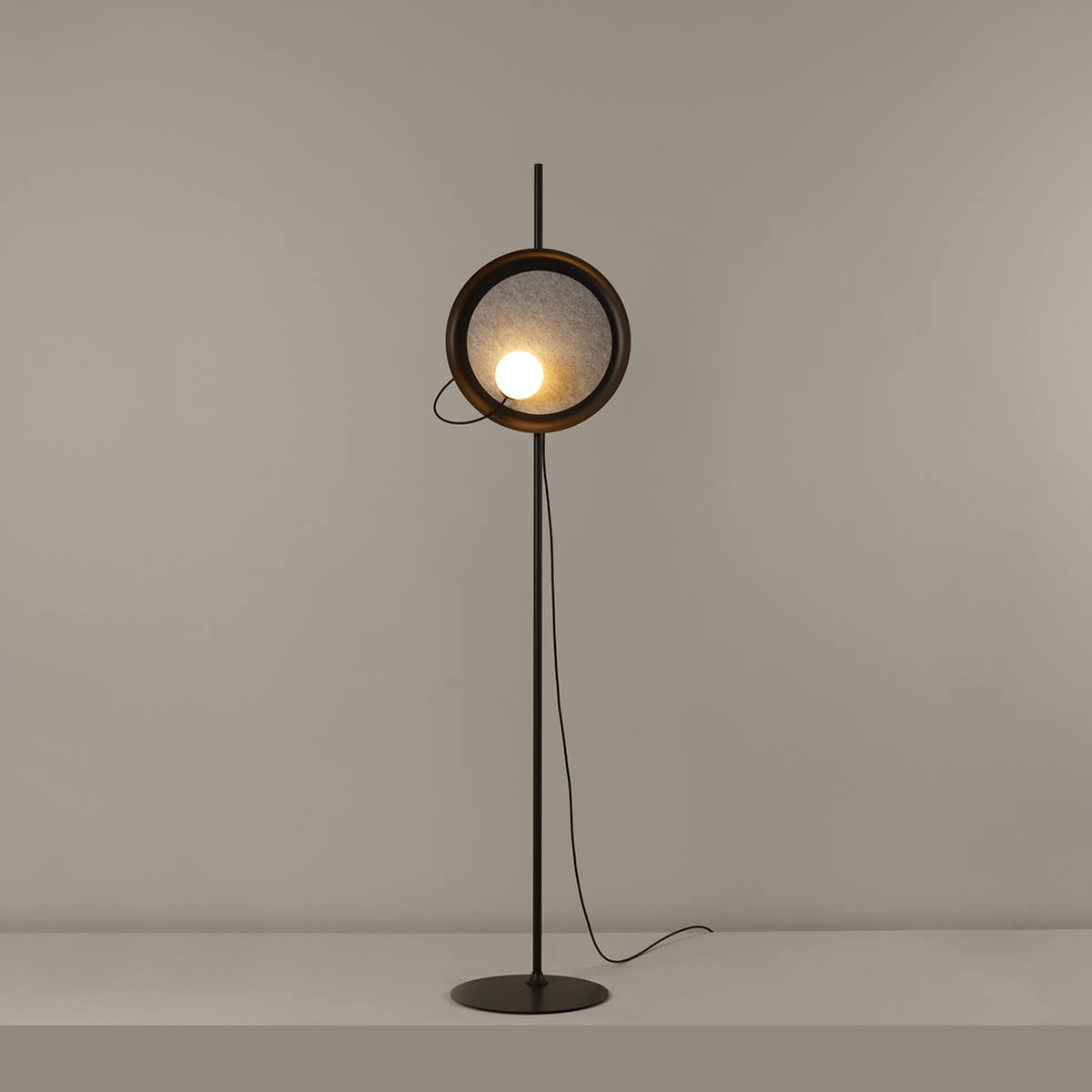 Milan Wire Stehleuchte, Ø: 38,3 cm, anthrazitgrau