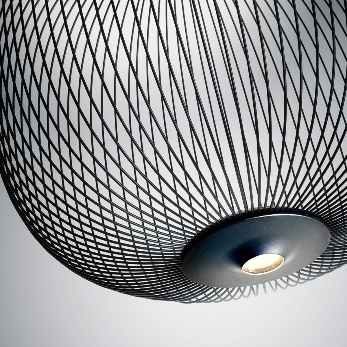 Foscarini Spokes 2 LED Sospensione, dimmbar, grafite (grafit)