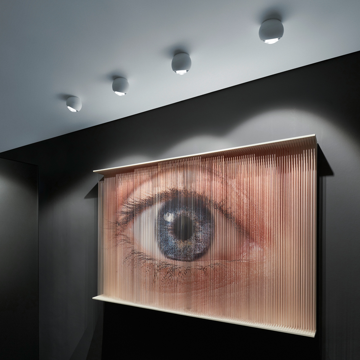 Occhio io giro Volt C LED Deckenstrahler, weiß matt