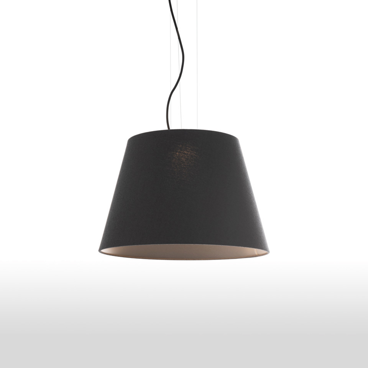 Artemide Tolomeo Paralume Outdoor LED Sospensione, Schirm: schwarz