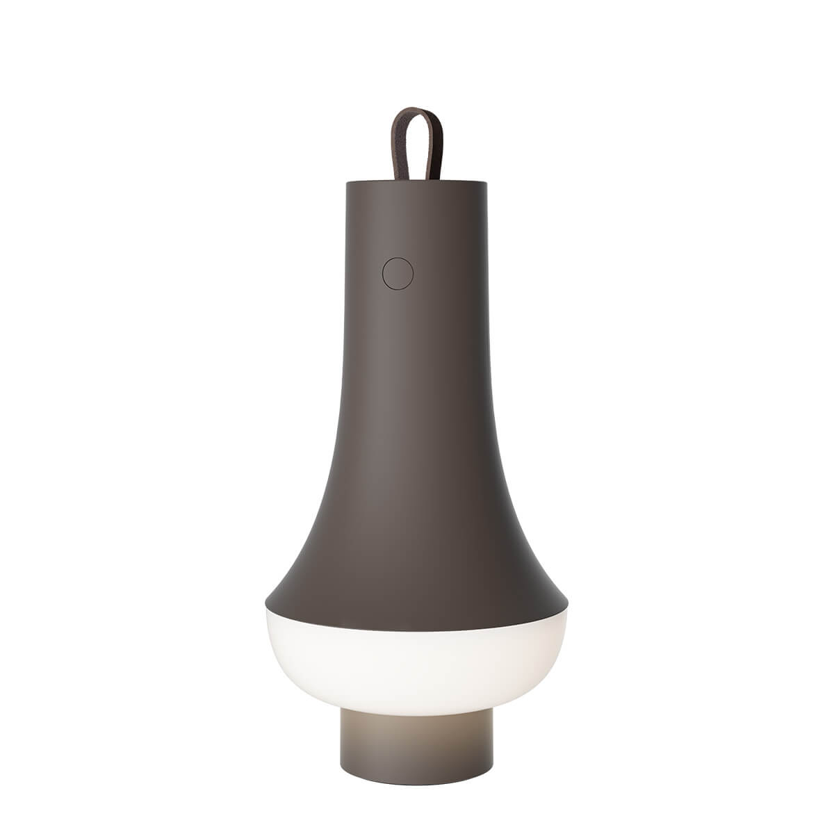 Louis Poulsen Tomoshi Portable LED Akkuleuchte, dunkelbraun matt