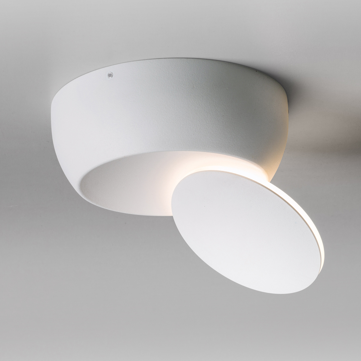LupiaLicht Moon LED Wand- / Deckenleuchte, weiß