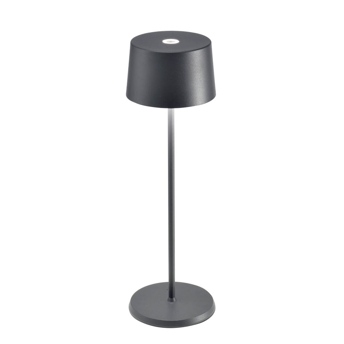 Zafferano AiLati Olivia Pro LED Akkuleuchte, dunkelgrau